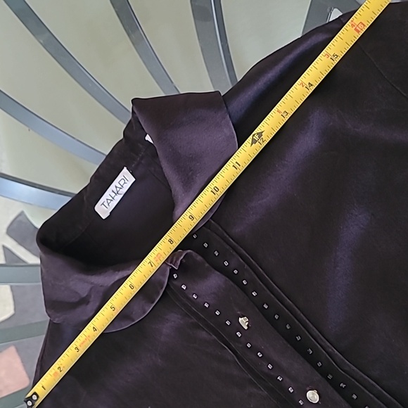 Tahari Silk Top/Shirt ❤️ - Picture 4 of 8